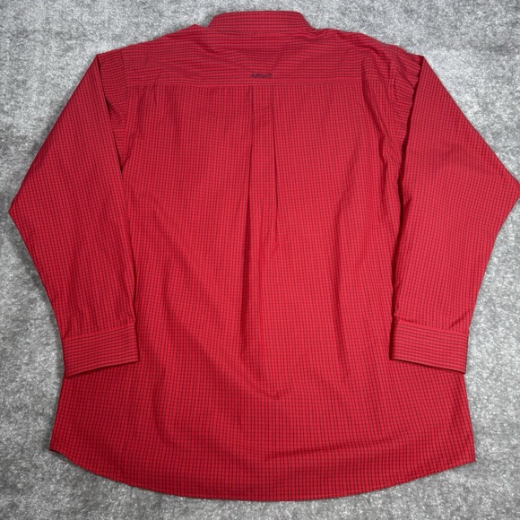 Ariat‎ Pro Series Shirt Men's XL Red Long Sleeve Button Up Rodeo Cowboy Western - Picture 2 of 7